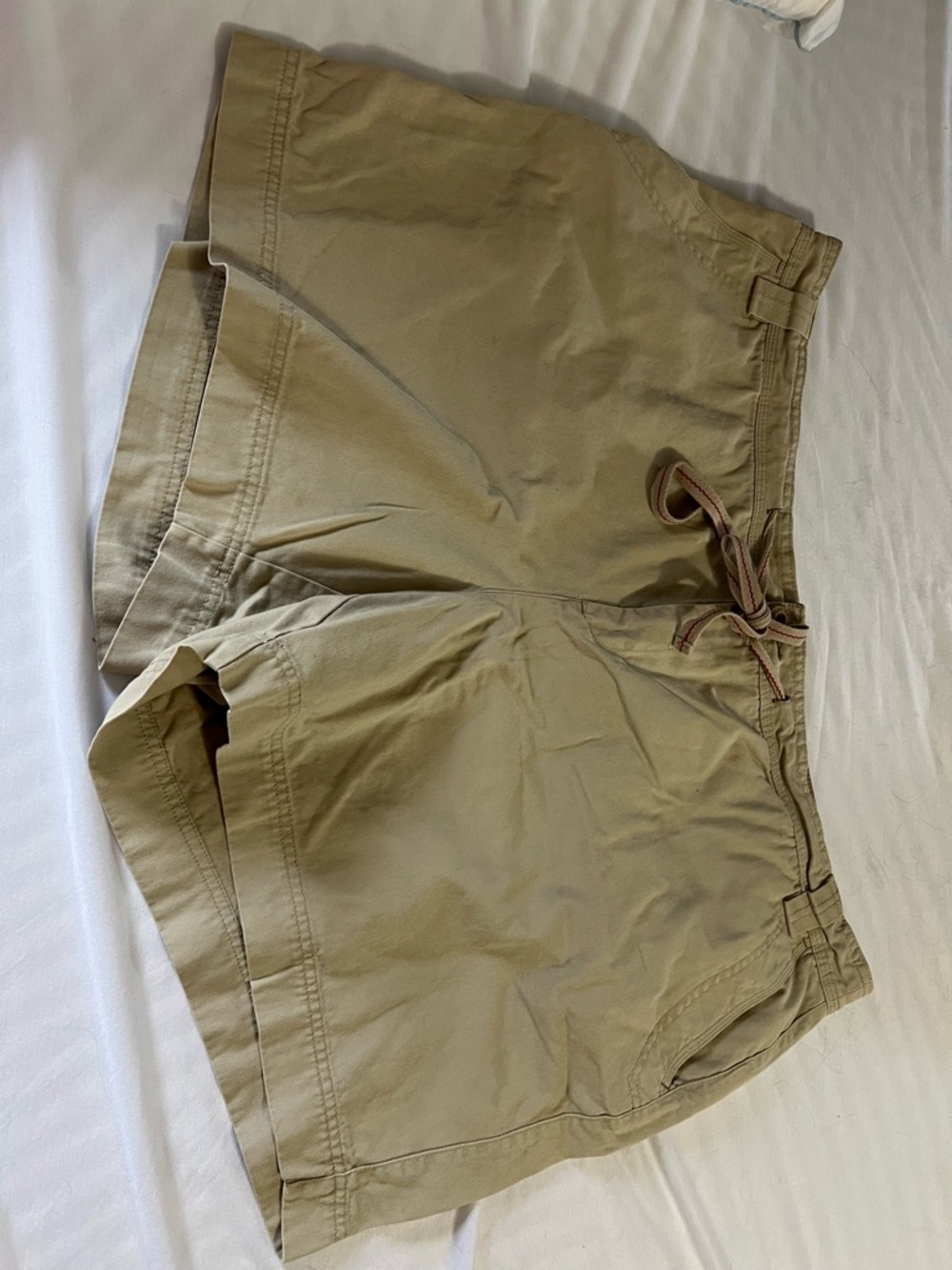 Casual Khaki Drawstring Shorts 24w